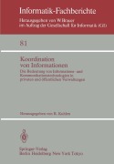 Cover-Bild zum Titel 'Koordination von Informationen' von ''