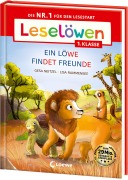 Cover-Bild zum Titel 'Leselöwen 1. Klasse - Ein Löwe findet Freunde (Großbuchstabenausgabe)' von 'Gesa Neitzel'
