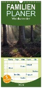 Familienplaner 2024 - Waldkalender mit 5 Spalten (Wandkalender, 21 x 45 cm) CALVENDO - Hans Zitzler