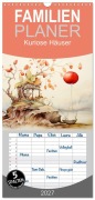 Cover-Bild zum Titel 'Familienplaner 2027 - Kuriose Häuser mit 5 Spalten (Wandkalender, 21 x 45 cm) CALVENDO' von 'Daniela Tapper'