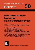 Cover-Bild zum Titel 'Interaktion im Web - Innovative Kommunikationsformen' von ''