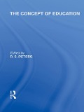 Cover-Bild zum Titel 'The Concept of Education (International Library of the Philosophy of Education Volume 17)' von ''