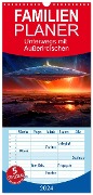 Familienplaner 2024 - Unterwegs mit Außerirdischen mit 5 Spalten (Wandkalender, 21 x 45 cm) CALVENDO - Kerstin Waurick