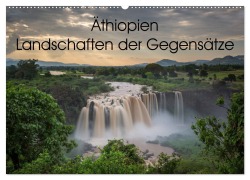 Äthiopien Landschaften der Gegensätze (Wandkalender 2026 DIN A2 quer), CALVENDO Monatskalender - Salke Hartung