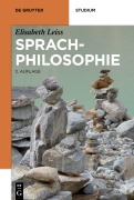 Cover-Bild zum Titel 'Sprachphilosophie' von 'Elisabeth Leiss'