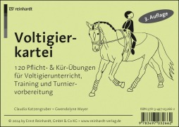 Cover-Bild zum Titel 'Voltigierkartei' von 'Claudia Katzengruber, Gwendolyne V. Mayer'