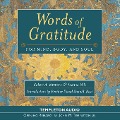 Words of Gratitude Mind Body & Soul - Robert A Emmons