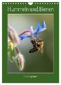 Hummeln und Bienen Terminplaner (Wandkalender 2025 DIN A4 hoch), CALVENDO Monatskalender - Stephanie Kohrt