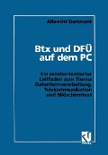 Cover-Bild zum Titel 'Btx und DFÜ auf dem PC' von 'Albrecht Darimont'