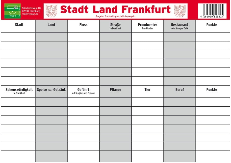 Frankfurt "Stadt Land Frankfurt" - 