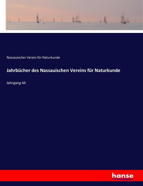 Jahrbücher des Nassauischen Vereins für Naturkunde - Nassauischer Verein für Naturkunde