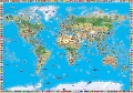 Weltkarte für Kinder, Schreibtischunterlage, freytag & berndt - 