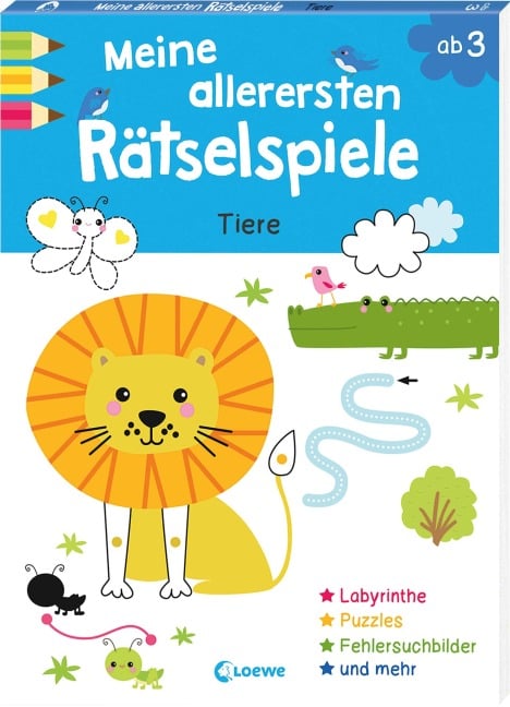 Meine allerersten Rätselspiele - Tiere. - 