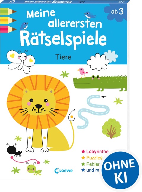 Meine allerersten Rätselspiele - Tiere - 