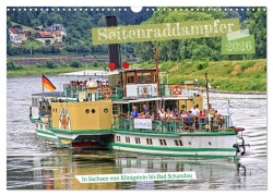 Seitenraddampfer - In Sachsen von Königstein bis Bad Schandau (Wandkalender 2026 DIN A3 quer), CALVENDO Monatskalender - Holger Felix