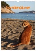 Familienplaner Katzen (Wandkalender 2025 DIN A3 hoch), CALVENDO Monatskalender - Antje Lindert-Rottke