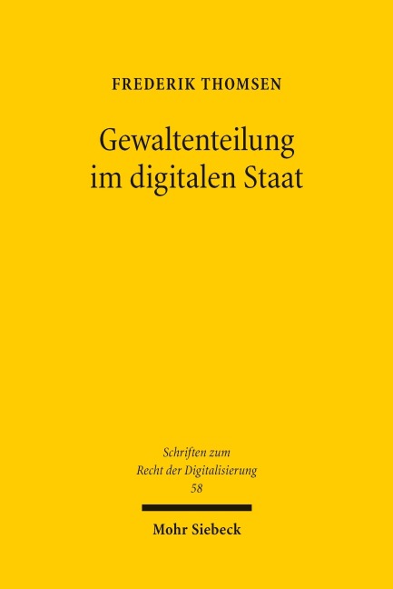 Gewaltenteilung im digitalen Staat - Frederik Thomsen