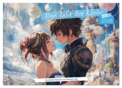 Cover-Bild zum Titel 'Das Jahr der Liebe: Verliebte Pärchen im Manga-Stil (Wandkalender 2026 DIN A2 quer), CALVENDO Monatskalender' von 'Judith Horvath-Ross'