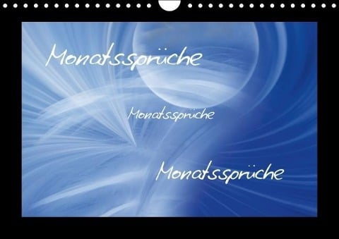 Monatssprüche (Wandkalender immerwährend DIN A4 quer) - Claudia Burlager