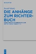 Cover-Bild zum Titel 'Die Anhänge zum Richterbuch' von 'Sarah Schulz'