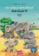 Cover-Bild zum Titel 'Der schlaue kleine Elefant. Deutsch-Türkisch' von 'Katharina E. Volk, Antje Flad'