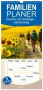 Cover-Bild zum Titel 'Familienplaner 2027 - Camino de Santiago - Jakobsweg mit 5 Spalten (Wandkalender, 21 x 45 cm) CALVENDO' von 'Peter Roder'
