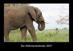 Cover-Bild zum Titel 'Der Elefantenkalender 2027 Fotokalender DIN A3' von 'Tobias Becker'