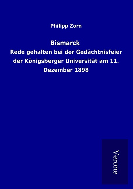 Bismarck - Philipp Zorn