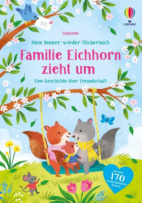 Mein Immer-wieder-Stickerbuch: Familie Eichhorn zieht um - 