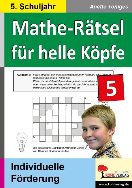 Mathe-Rätsel für helle Köpfe / 5. Schuljahr - Anette Töniges