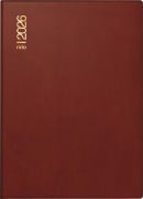 Cover-Bild zum Titel 'rido/idé 7018182296 | Taschenkalender Mod. Technik II 2026 | A6, Kunststoff, bordeaux' von ''
