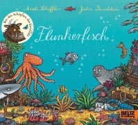 Cover-Bild zum Titel 'Flunkerfisch' von 'Axel Scheffler, Julia Donaldson'