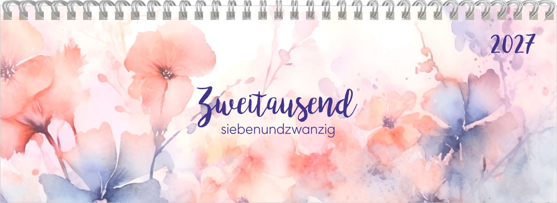 Tischquerkalender Style Flowers 2027 - 