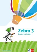 Cover-Bild zum Titel 'Zebra 3. Arbeitsheft Sprache mit Medien (Ausleihmaterial) Klasse 3' von ''