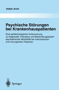 Psychische Störungen bei Krankenhauspatienten - Volker Arolt