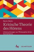 Cover-Bild zum Titel 'Kritische Theorie des Hörens' von 'Martin Mettin'