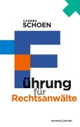 Cover-Bild zum Titel 'Führung für Rechtsanwälte' von 'Carmen Schön'