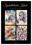 Cover-Bild zum Titel 'Synästhetische Kunst - Musik in Farben und Formen (Wandkalender 2026 DIN A2 hoch), CALVENDO Monatskalender' von 'Martina Marten'
