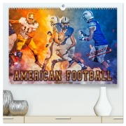 Cover-Bild zum Titel 'Faszination American Football (hochwertiger Premium Wandkalender 2026 DIN A2 quer), Kunstdruck in Hochglanz' von 'Peter Roder'