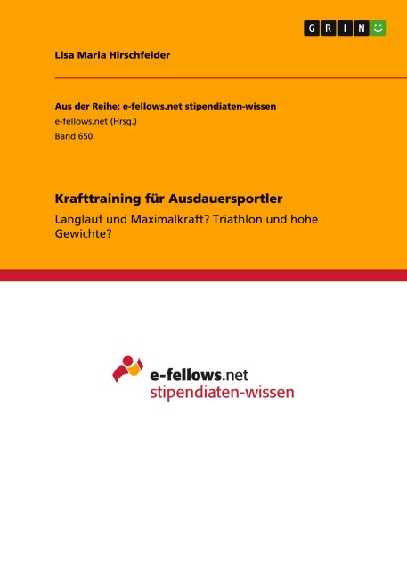 Krafttraining für Ausdauersportler - Lisa Maria Hirschfelder