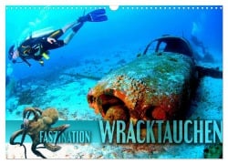 Cover-Bild zum Titel 'Faszination Wracktauchen (Wandkalender 2026 DIN A3 quer), CALVENDO Monatskalender' von 'Renate Utz'