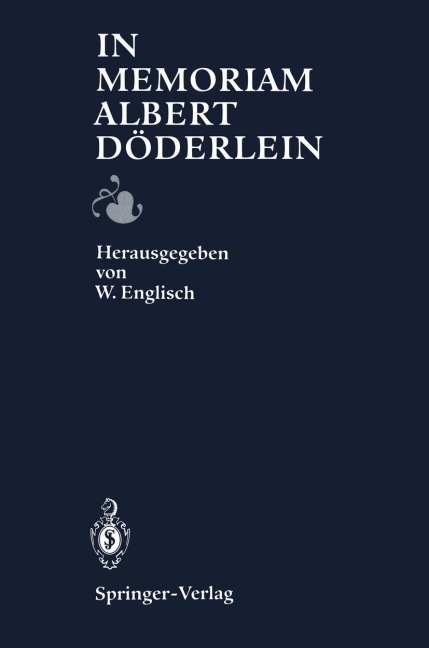In Memoriam Albert Döderlein - 
