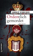 Cover-Bild zum Titel 'Ordentlich gemordet' von 'Harald Schneider'