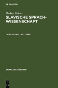 Cover-Bild zum Titel 'Einleitung, Lautlehre' von 'Herbert Bräuer'