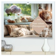Cover-Bild zum Titel 'Miau-velous Pfotenpoesie (hochwertiger Premium Wandkalender 2026 DIN A2 quer), Kunstdruck in Hochglanz' von 'Anne Seltmann'
