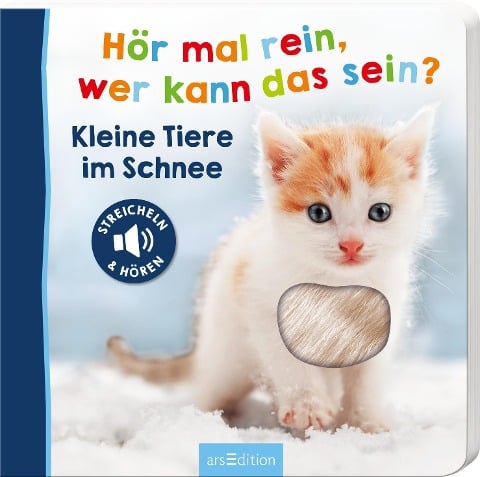 Hör mal rein, wer kann das sein? - Kleine Tiere im Schnee - 