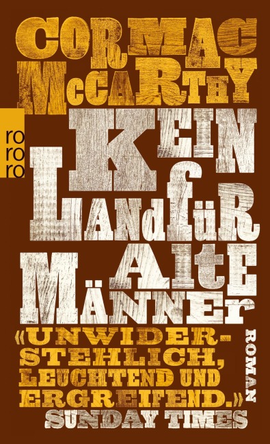 Kein Land für alte Männer - Cormac McCarthy