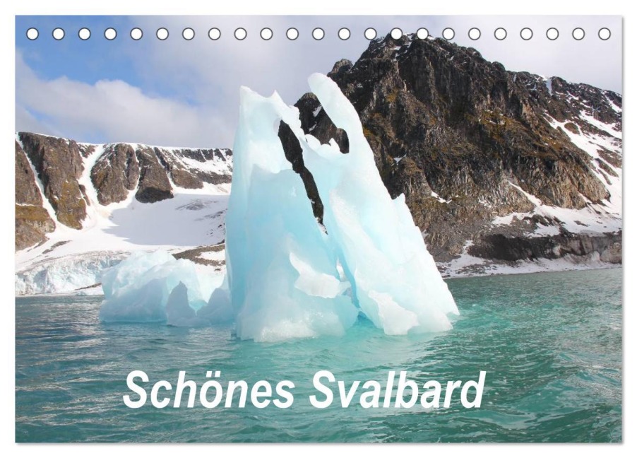 Schönes Svalbard (Tischkalender 2025 DIN A5 quer), CALVENDO Monatskalender - Heike Springer