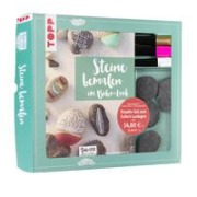 Cover-Bild zum Titel 'Kreativ-Set Steine bemalen im Boho-Stil' von 'Anna Ambrosiewicz'