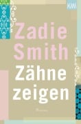 Cover-Bild zum Titel 'Zähne zeigen' von 'Zadie Smith'
